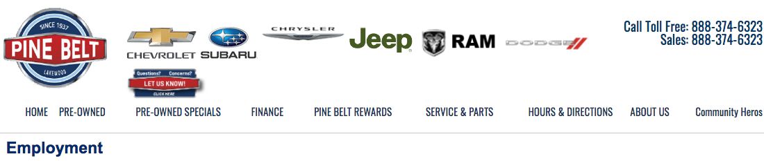 Job Listings Pine Belt Management Jobs